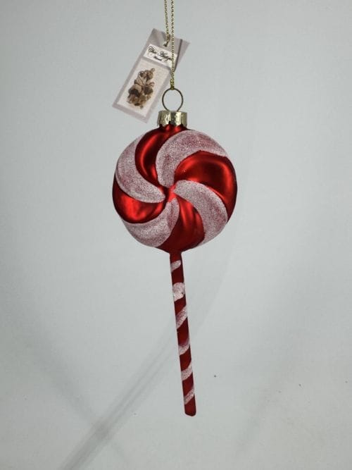Boule de Noël à suspendre Sucre d'orge Lollipop - Chic antique
