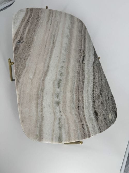 Repose plats en marbre