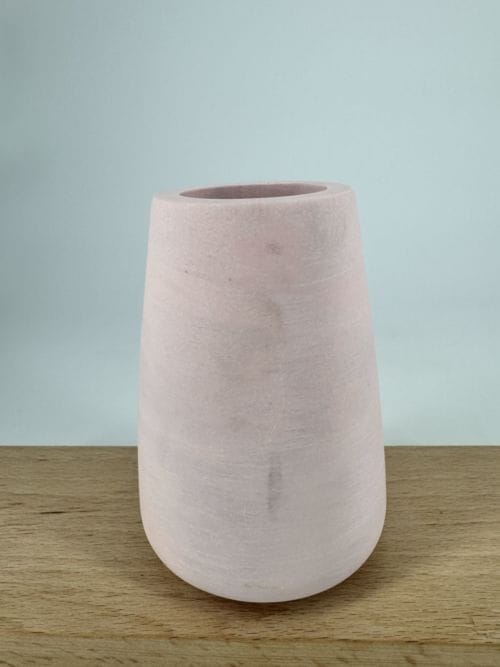 Soliflore rose en béton