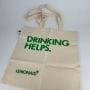 Tote bag Drinking Helps Lemondaid+ en coton