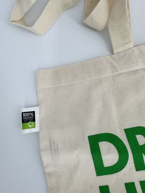 Tote bag Drinking Helps Lemondaid+ en coton