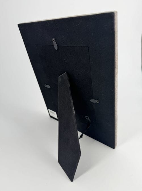 Cadre en velours gris Light & Living