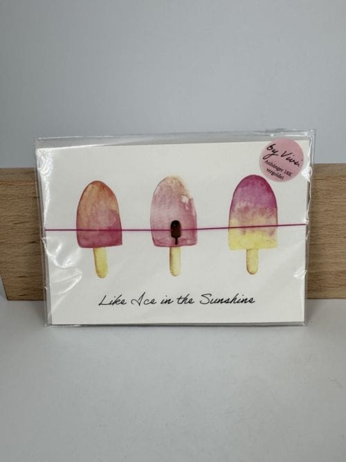 Bracelet plaqué or By Vivi Like Ice in the Sunshine avec son enveloppe