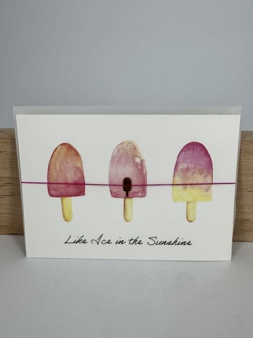 Bracelet plaqué or By Vivi Like Ice in the Sunshine avec son enveloppe