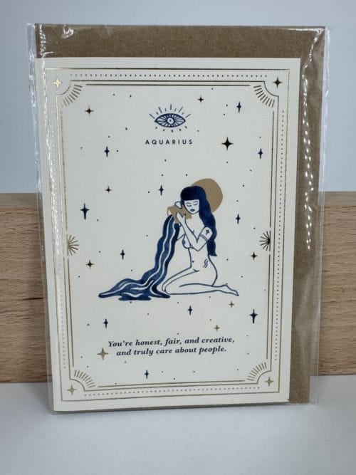 Carte Gold Aquarius All the Way to Say