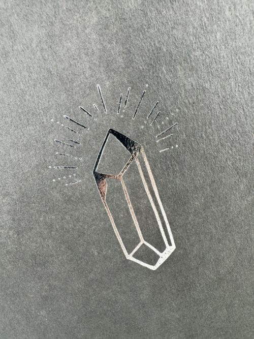 Carte et son enveloppe Shine On Anna Cosma