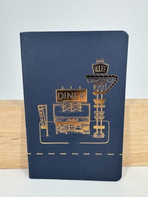 Carnet cousu bleu Les éditions du paon