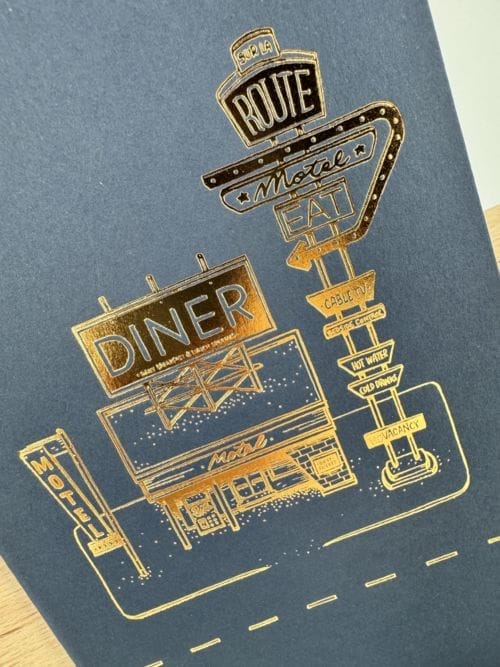 Carnet cousu bleu Les éditions du paon