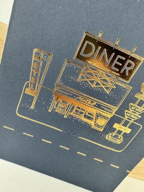 Carnet cousu bleu Les éditions du paon