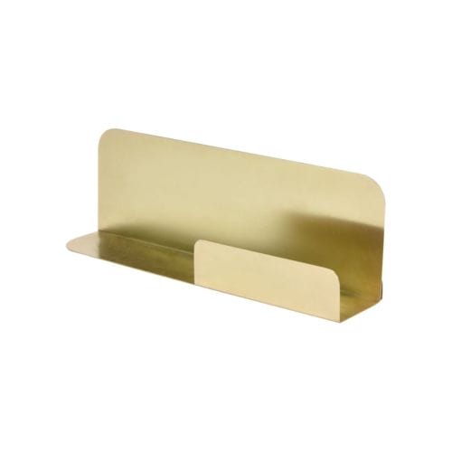 Etagère murale Coming B - Console rectangulaire - Finition laiton brossé - Archal