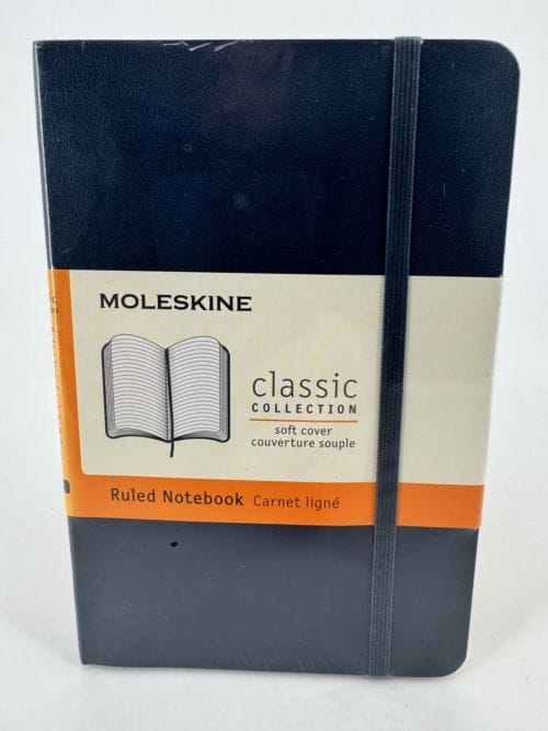 Moleskine Classic Collection Ruled Notebook Soft Cover - Carnet bleu ligné - 192 pages