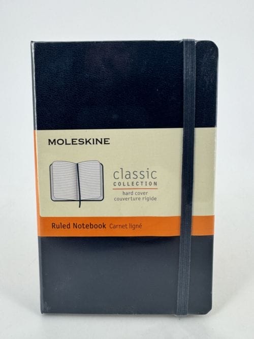 Moleskine Classic Collection Ruled Notebook Hard Cover - Carnet bleu foncé ligné - 192 pages