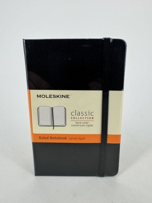 Moleskine Classic Collection Ruled Notebook Hard Cover - Carnet noir ligné - 192 pages