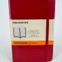 Moleskine Classic Collection Ruled Notebook Soft Cover - Carnet rouge ligné - 192 pages