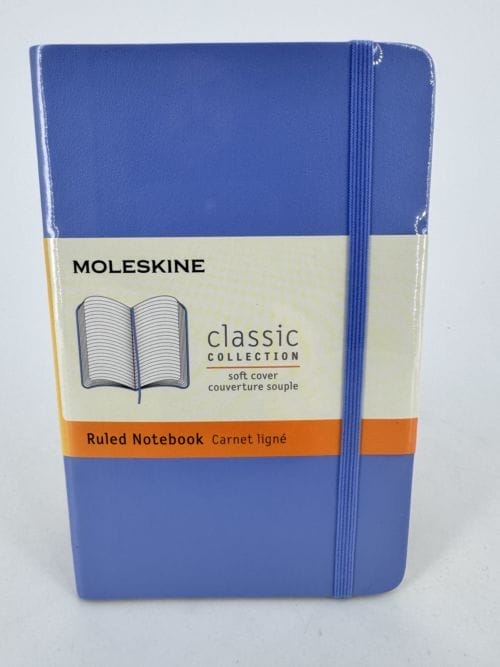 Moleskine Classic Collection Ruled Notebook Soft Cover - Carnet bleu clair ligné - 192 pages