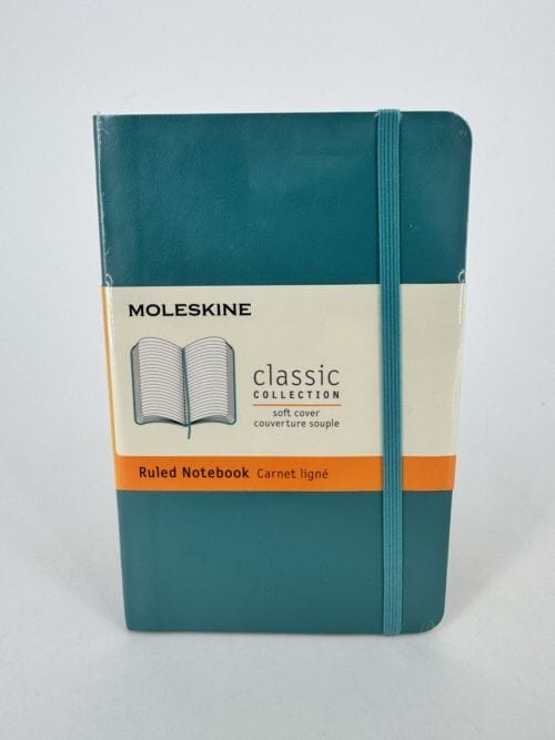 Moleskine Classic Collection Ruled Notebook Soft Cover - Carnet bleu clair ligné - 192 pages
