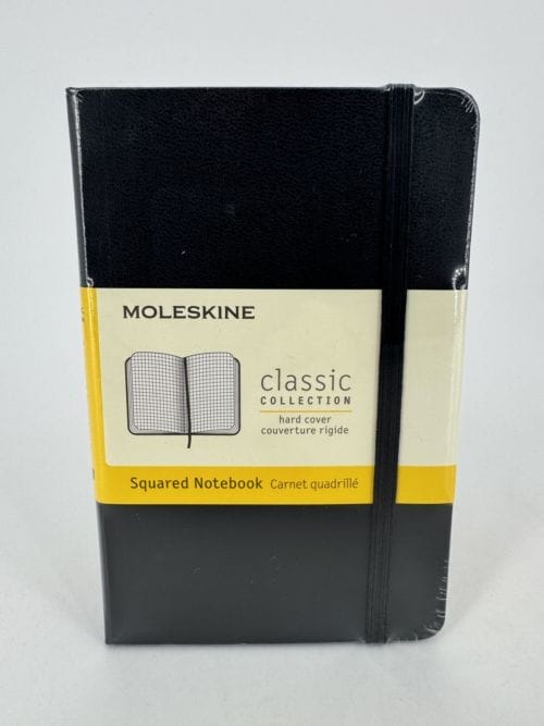 Moleskine Classic Collection Squared Notebook Hard Cover - Carnet noir quadrillé - 192 pages
