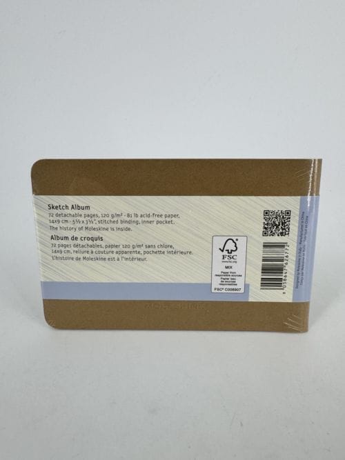 Moleskine Art Collection Sketch Album - Album de croquis marron - 72 pages détachables - 120g/m2