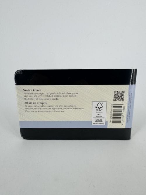 Moleskine Art Collection Sketch Album - Album de croquis noir - 72 pages détachables - 120g/m2