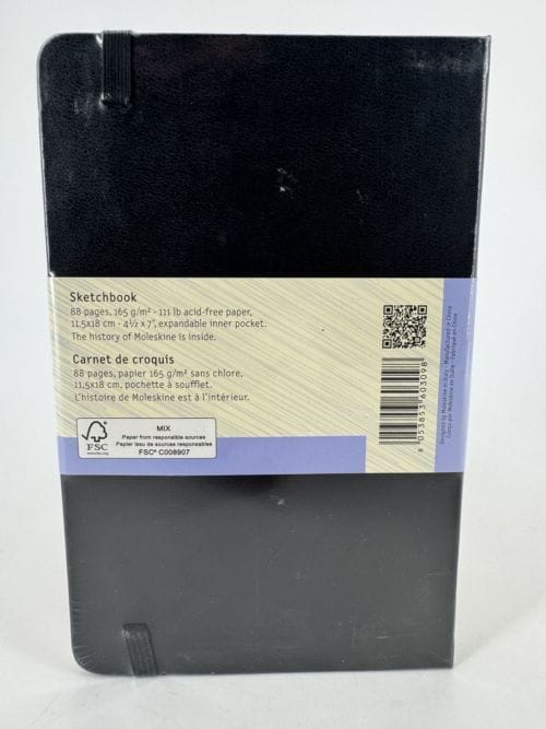 Moleskine Art Collection Sketch Album - Album de croquis noir - 88 pages - 120g/m2
