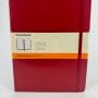 Moleskine Classic Collection Hard Cover Ruled Notebook - Carnet ligné rouge - 192 pages