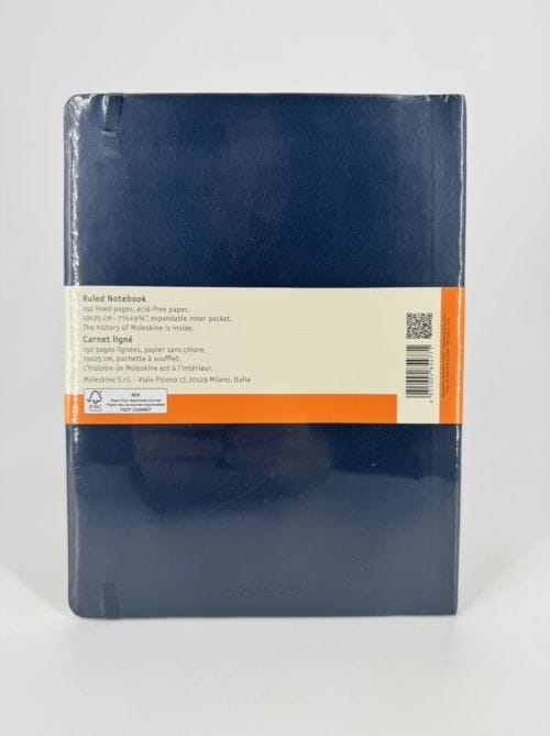 Moleskine Classic Collection Ruled Notebook Soft Cover - Couverture souple - Carnet ligné noir - 192 pages