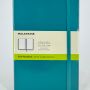 Moleskine Classic Collection Plain Notebook - Hard Cover - couverture rigide - carnet vert turquoise à pages blanches - 240 pages