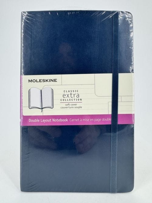 Moleskine Classic Extra Collection - Double Layout Notebook - soft cover - couverture souple - Carnet à mise en page double - 192 pages