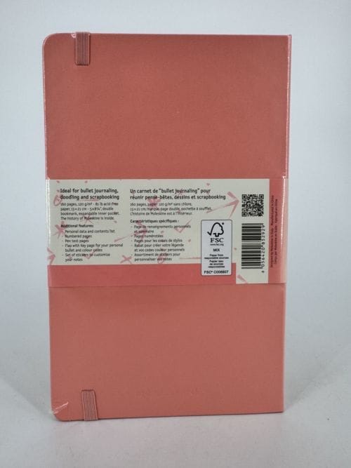Moleskine Art Collection - Bullet Notebook - Carnet Bujo rose - 160 pages