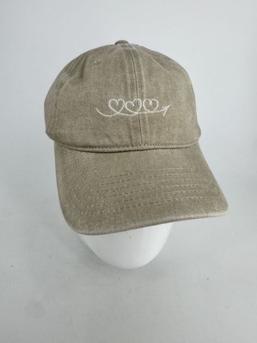 Casquette Beige - 3 coeurs