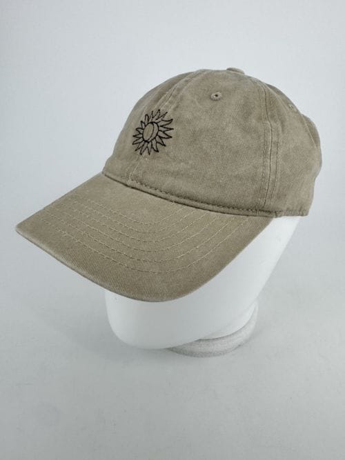 Casquette Beige - Soleil noir