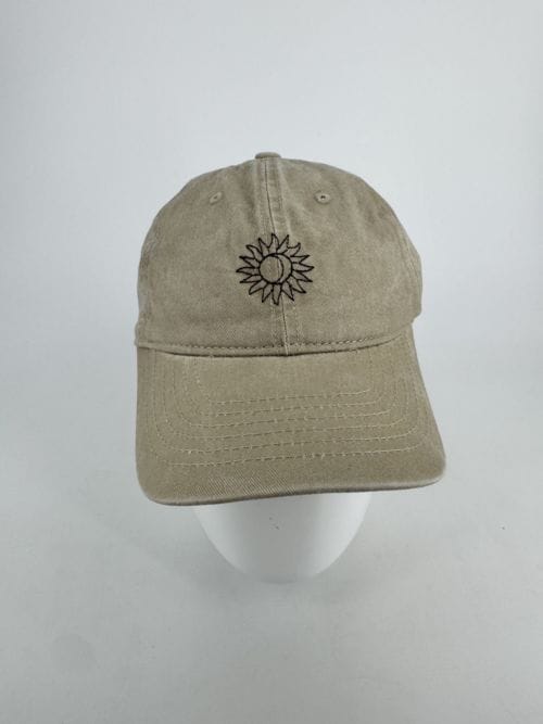 Casquette Beige - Soleil noir