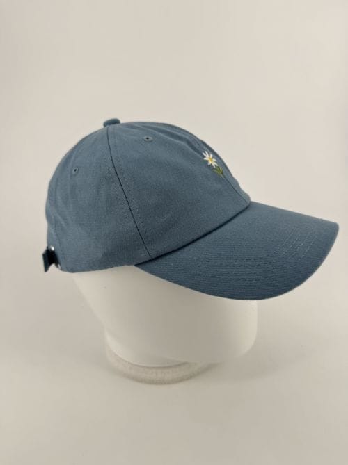 Casquette Bleue - Fleur Marguerite