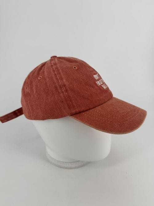 Casquette Brique - Don't forget to smile