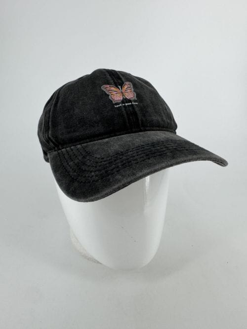 Casquette Grise - Papillons