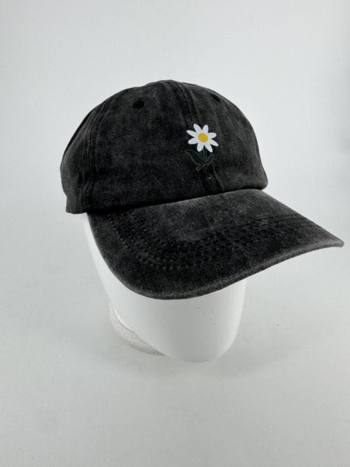 Casquette Grise - Marguerite Blanche