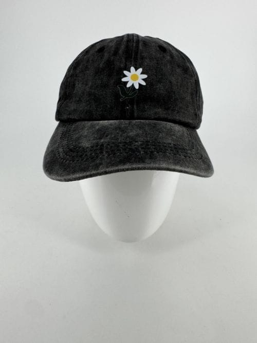 Casquette Grise - Marguerite Blanche