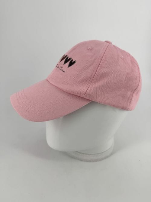 Casquette Rose - 3 Coeurs - One day at a time