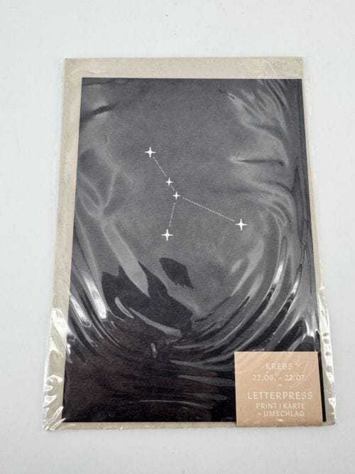 Carte signe du zodiaque - Cancer - Anna Cosma