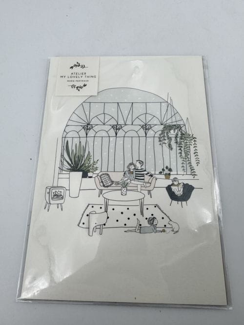 Carte Atelier My Love Thing - Marie Pertriaux Famille dans le salon