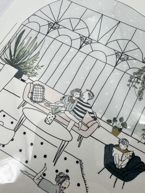 Carte Atelier My Love Thing - Marie Pertriaux Famille dans le salon