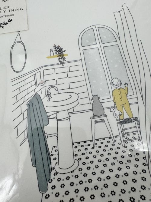 Carte Atelier My Love Thing - Marie Pertriaux Enfant dans la salle de bain