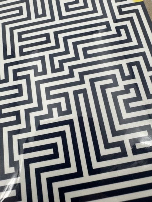Carte avec enveloppe Papier Tigre - Labyrinthe