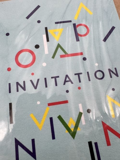 Carte avec enveloppe Papier Tigre - Invitation