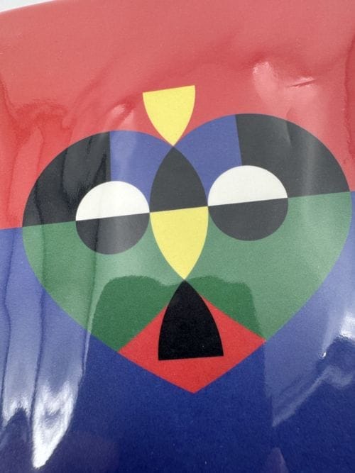 Carte avec enveloppe Papier Tigre - Coeur en couleurs