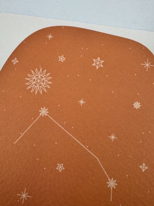 Carte Linon - signe astrologique - Bélier