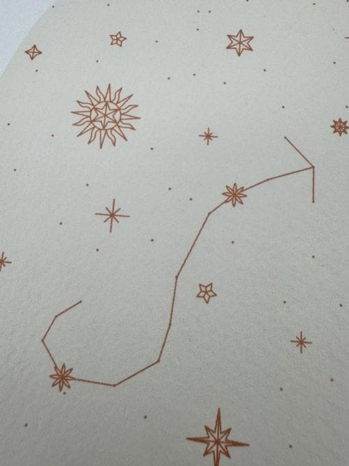 Carte Linon - signe astrologique - Scorpion