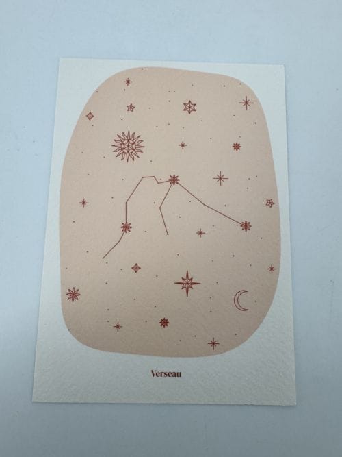 Carte Linon - signe astrologique - Verseau