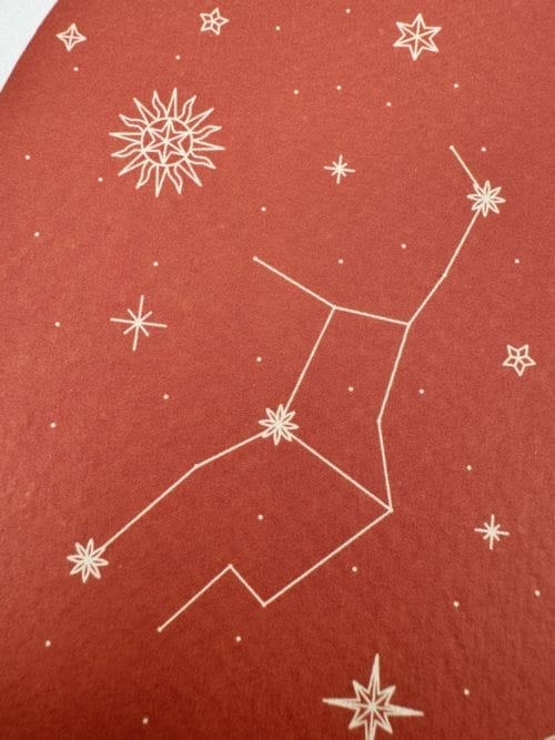 Carte Linon - signe astrologique - Vierge