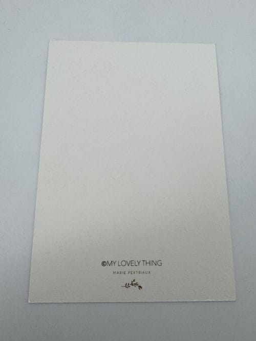 Carte My Lovely Thing - bébé qui dort